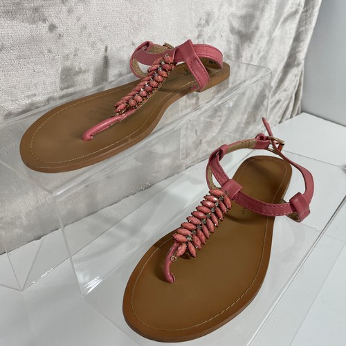 Atmosphere pink beaded flat - atmosphere,