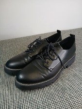 Womens Tu Black Lace Up Shoes