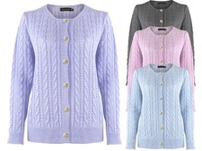 New Ladies Women Knitted Cable