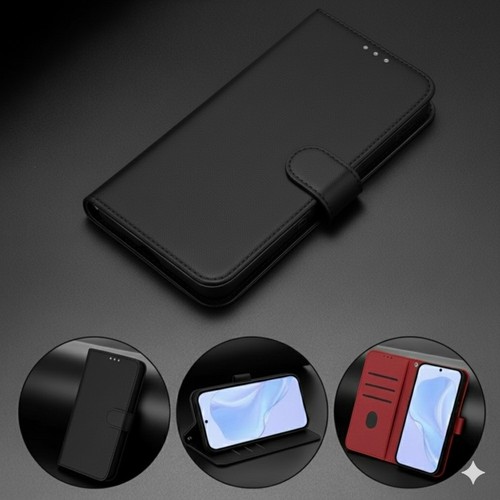 Leather flip wallet card - leather, case