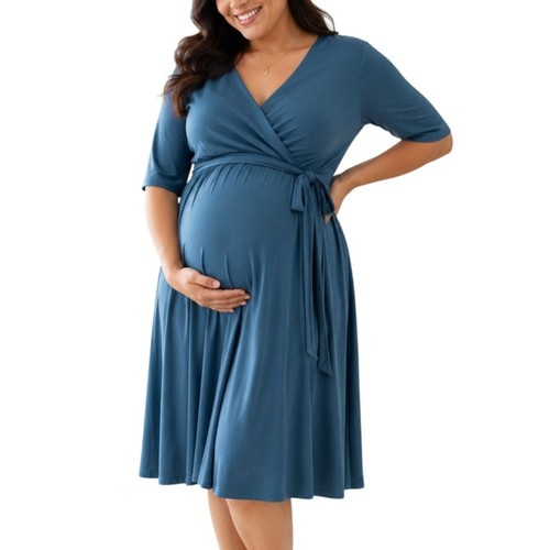 Mother bee maternity dark teal - mother,