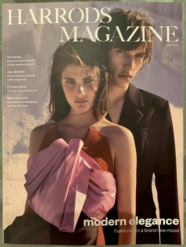Harrods magazine august - magazine, 2019