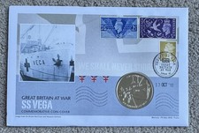 2010 Guernsey £5 In First Day Cover. One Guernsey Stamp. SS Vega.