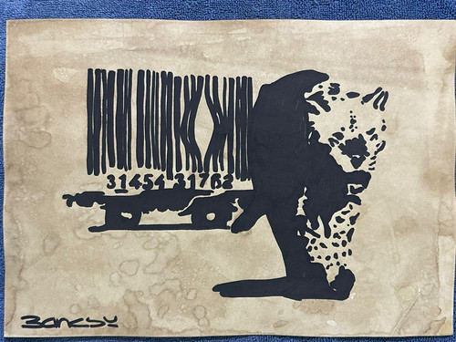 Banksy drawing and - banksy, on