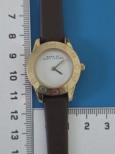 Marc by Marc Jacobs MBM1219 Mini Gold Tone With Leather Strap Women's Watch