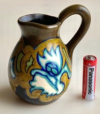 Vintage Gouda Pottery Small Art Deco Jug 1920s/30s