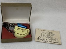 Vintage Greist Sewing Blind Stitch Hemmer In Original Box With Instructions