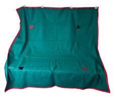 Poker Bridge Gaming Table Cloth 47 x 47'' Square Casino Card Nights Green