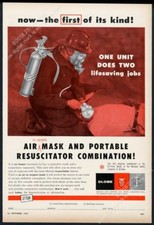 1957 globe fire resuscitator - globe,