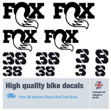 Fox fork decals 32,34,36,38 or