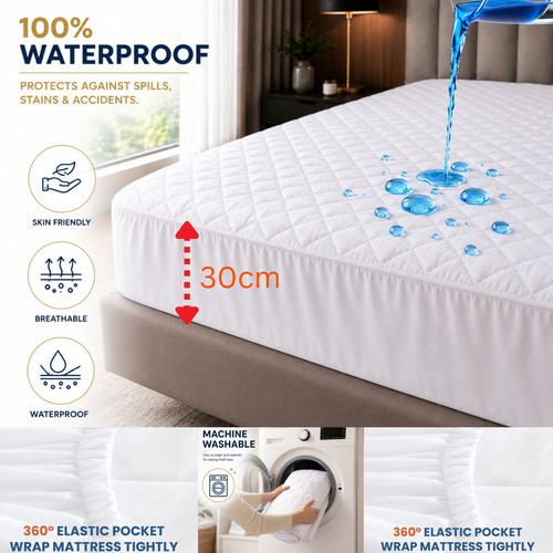 Microfibre quilted waterproof - microfibre,