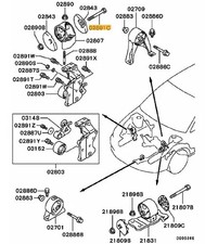 Bolt, engine mounting - Evo