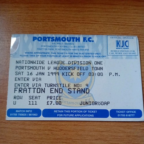 Ticket 1998 1999 - :, 1998/1999