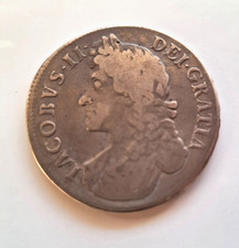 1688 James II Silver Crown