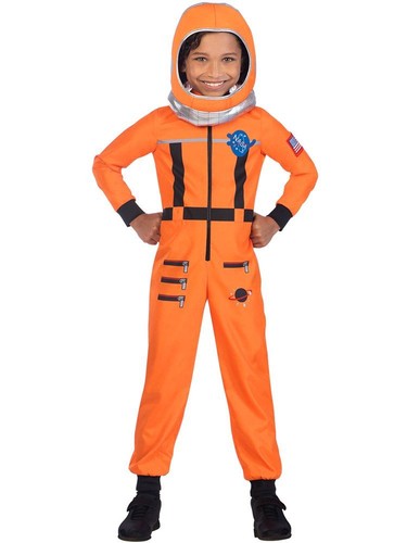 Space suit orange child - orange,
