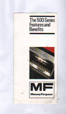 Massey Ferguson 500 Series Tractors Features and Benefits Slim-Line Brochure