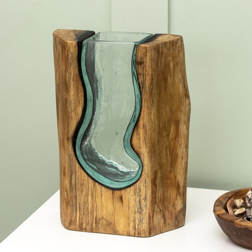 Teak root recycled molten - recycled,