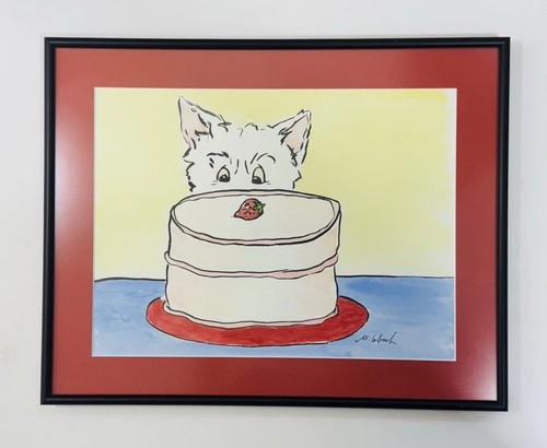 Watercolor painting westie - painting,