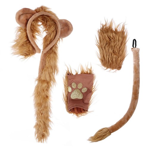 Plush animal lion costume - plush,