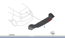 NEW MINI U25 JCW REAR TAILGATE