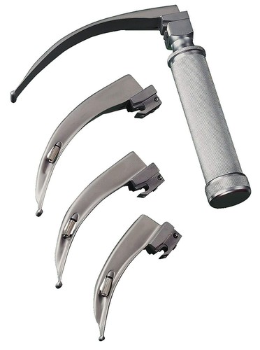 Led laryngoscope blades set - led,