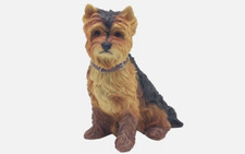 Yorkie Yorkshire Terrier  Sitting Ornament Figure Leonardo Collection Brand New