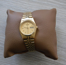 Vintage Ladies Seiko Quartz 7N83 0011 Gold Tone