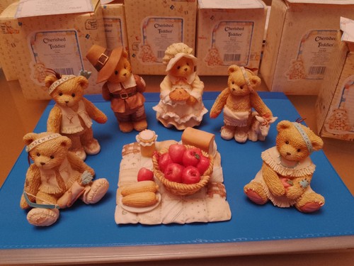 Cherished teddies thanksgiving - teddies,