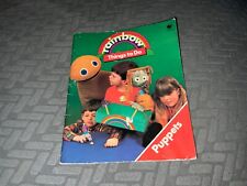 Rainbow Things to Do: Puppets! PB Children's Booklet Book 1981 vintage