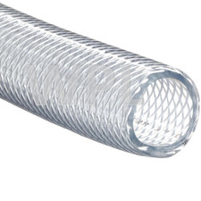 Clear braided pvc hose - clear, pipe
