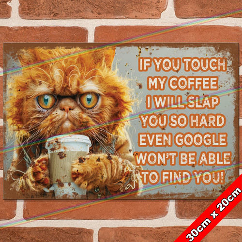 Large funny metal signs - large,