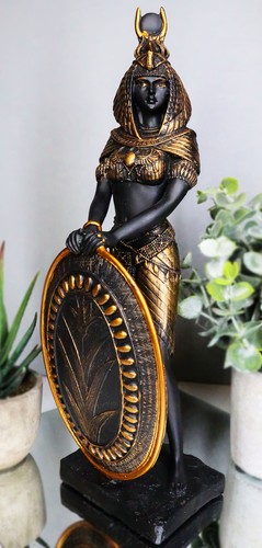 Goddess isis with shield - with,