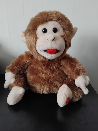 Funny face monkey plush toy - monkey,