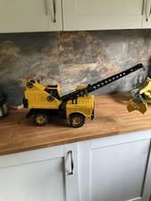 Mighty Tonka Toys Vintage Crawler Tracked Crane Pressed Steel