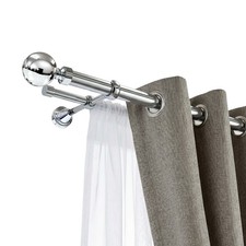 Double Curtain Pole Rail Rod