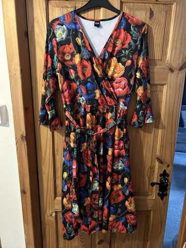 Bright autumn floral print - autumn,