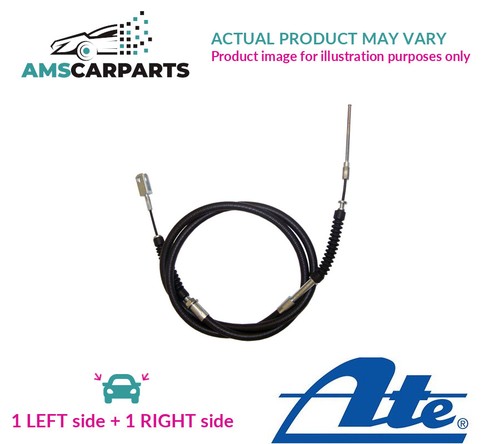 Handbrake cable pair - pair, rear