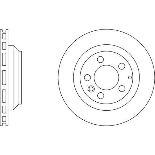 Brake discs vented - 2x, vw