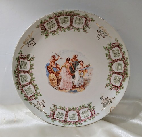 Calendar plate 1910 - calendar, &