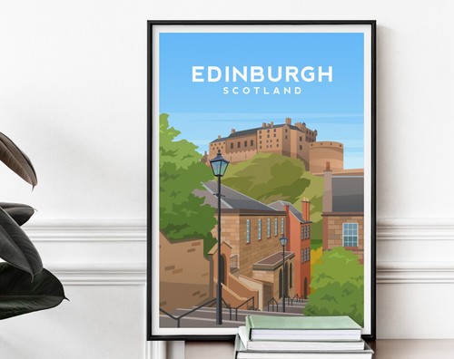Edinburgh art print - art, scotland