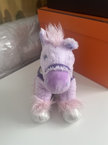 Purple fluffy unicorn soft - purple,