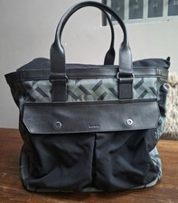PAUL SMITH Leather & Canvas Bag