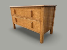 Vintage 1930s Golden Oak Low 2