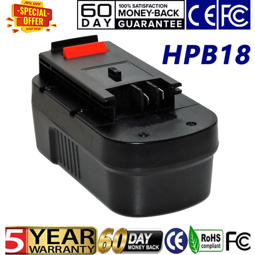 4800mah battery 18v for - battery, black
