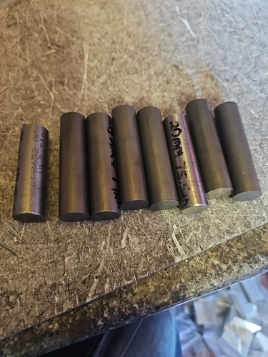 Titanium bar 20mm dia - 20mm,