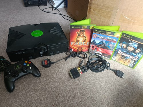 Microsoft xbox original black - original,