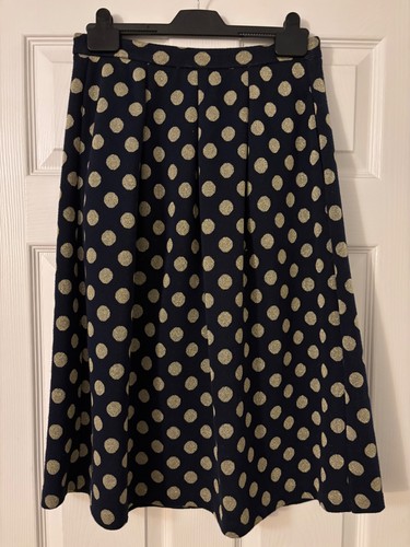 Navy boden midi skirt with - navy,