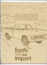 1972 Ford Courier (Mazda B Series) pickup truck: Ford (U.S.) salesman's brochure