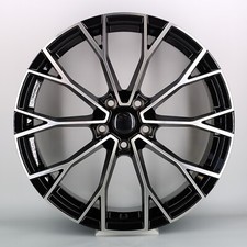 19" glof r h  black pol  alloy wheels fit audi vw seat skoda golf caddy van