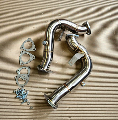 Stainless exhaust downpipe - exhaust,
